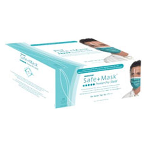 Face Mask Combination Safe+Mask ASTM Level 3 Teal 100/Ca